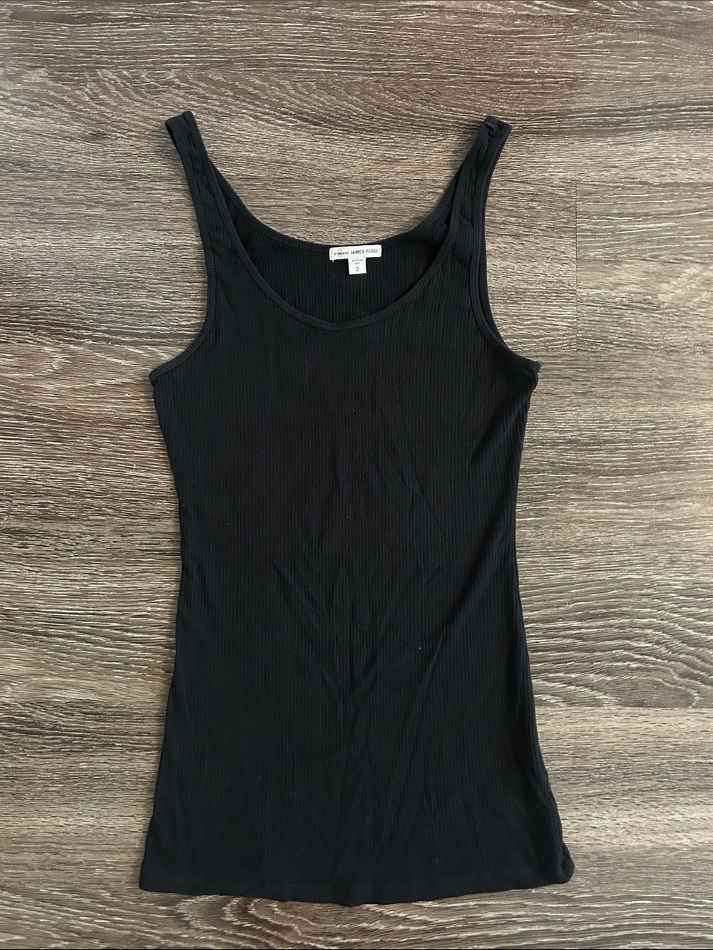 James Perse Supima Cotton Ribbed Tank Top